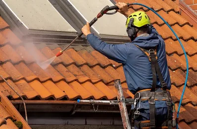 Démoussage et hydrofuge de toiture à Ségura